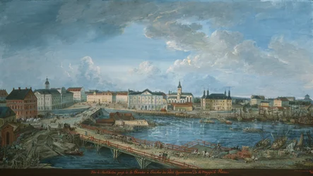 Ansicht von Stockholm vom Königspalast, 1801